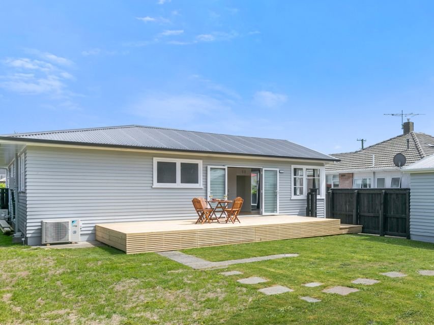 Deck and lawn complete