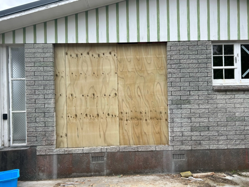 Hole for new door