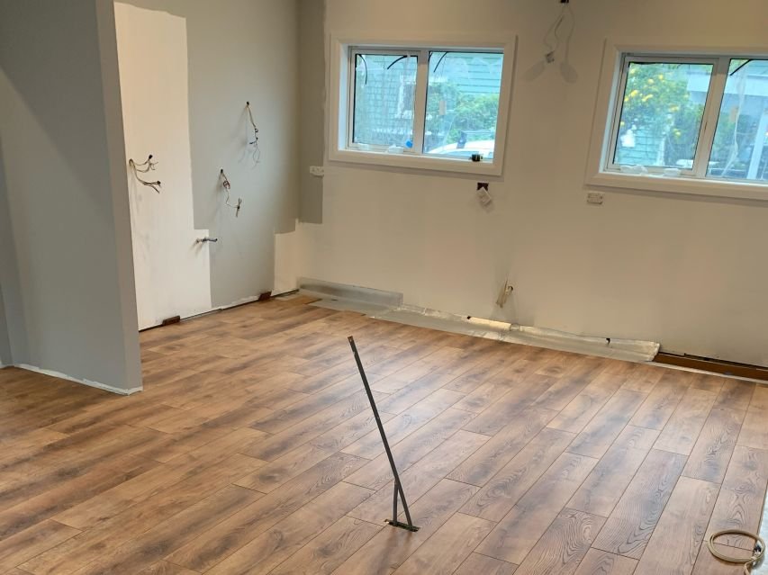 Kitchen and dining progress