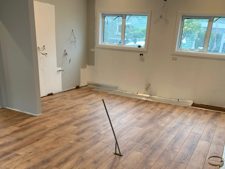 Kitchen and dining progress